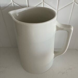 Elegant White Pitcher